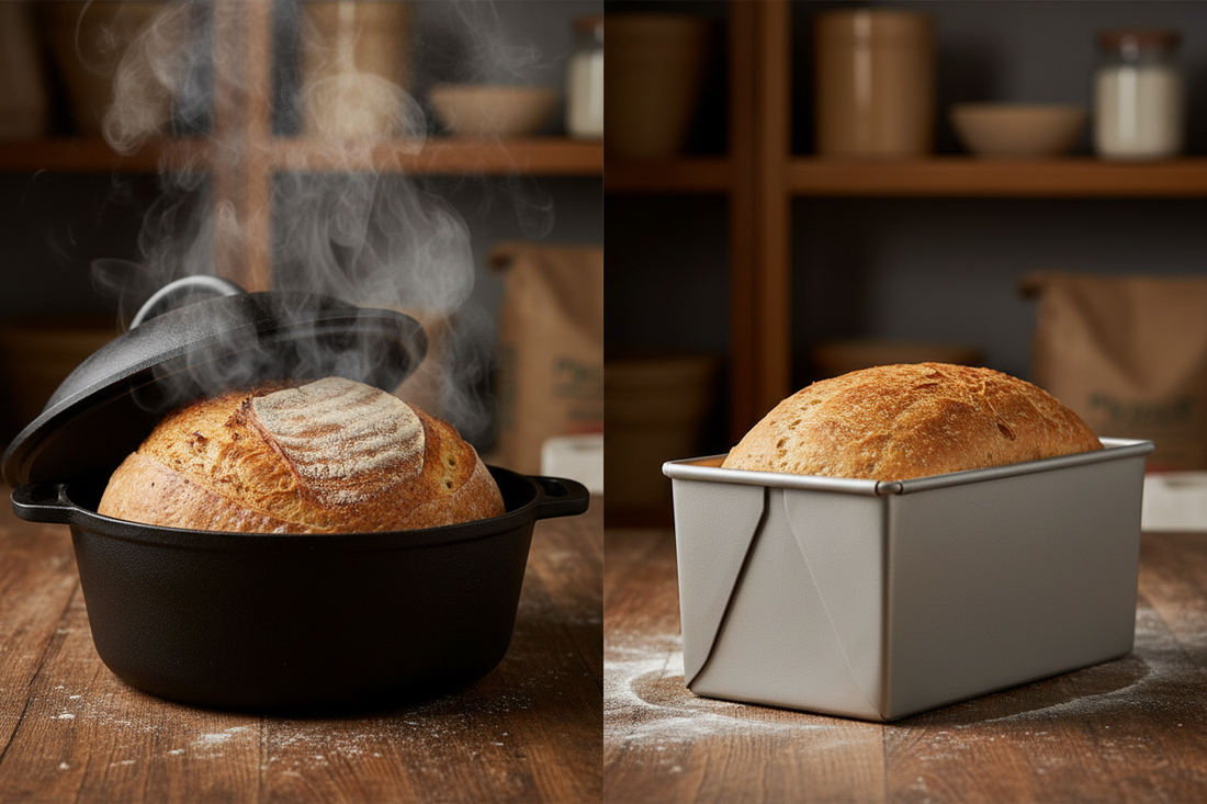 Baking Sourdough: Dutch Oven vs Baking Tin