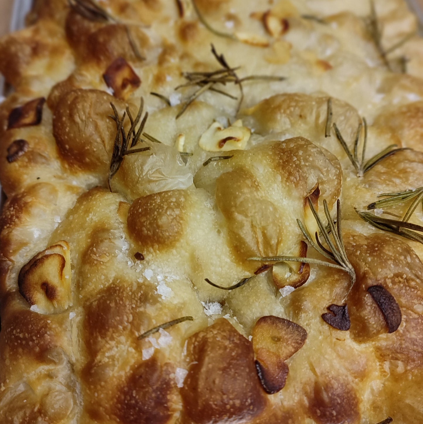 Rosemary Garlic Sourdough Focaccia
